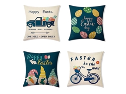 Omni 4 Capas de Almofada Quadradas de Veludo Macio Decorativas para Sofá, Cama, Carro e Sala de Estar