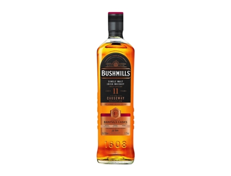 Whisky Single Malt BUSHMILLS Causeway Collection Banyuls Cask 11 Anos Sem Álcool (0.7 L - 1 Unidade)