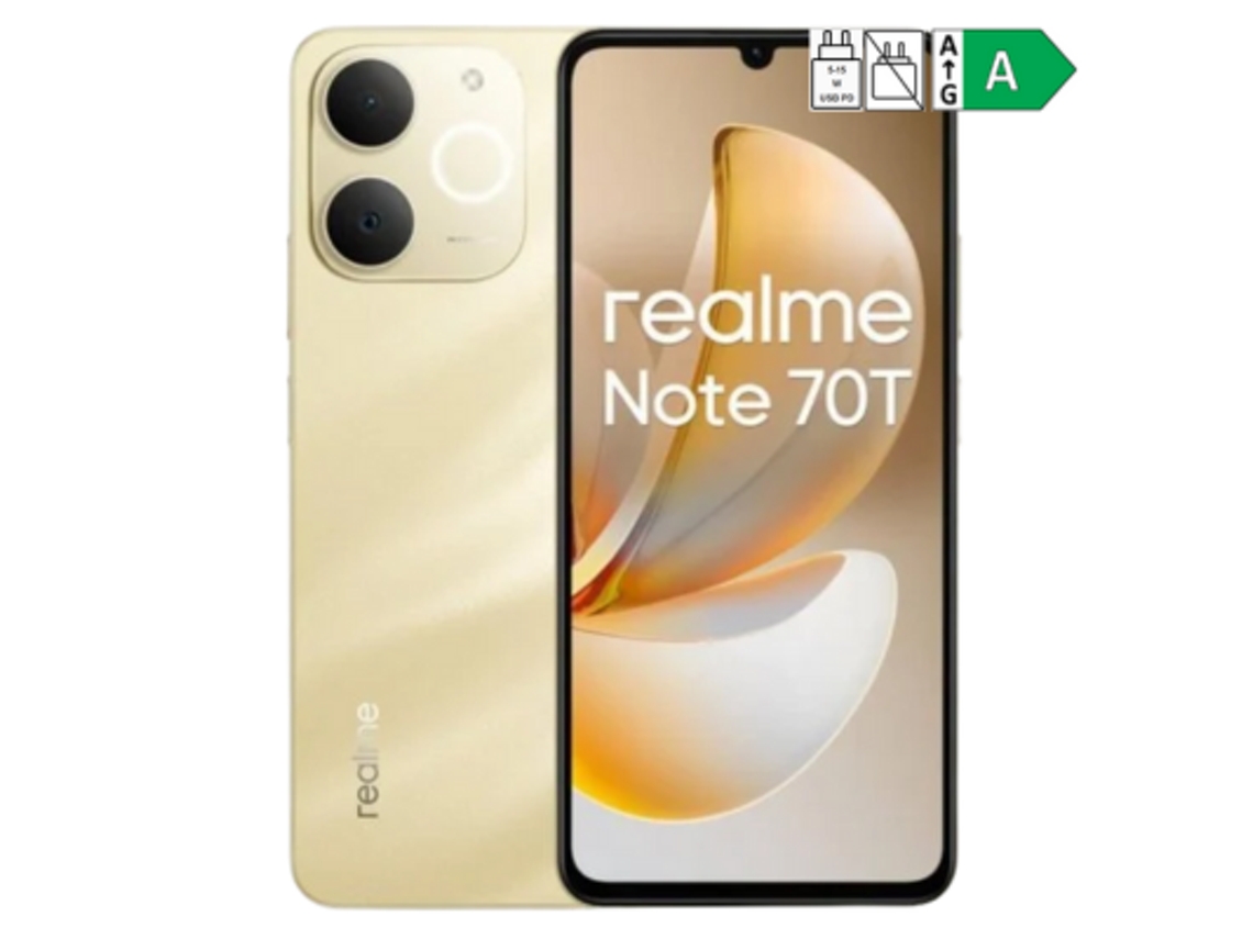 Realme Note 70t 6.74" 4gb 128gb Gold