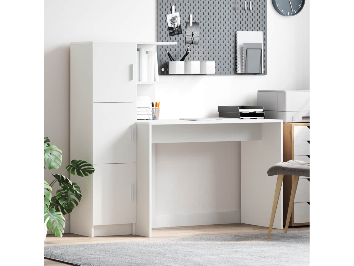 Vidaxl Mesa 2 Pcs Branco