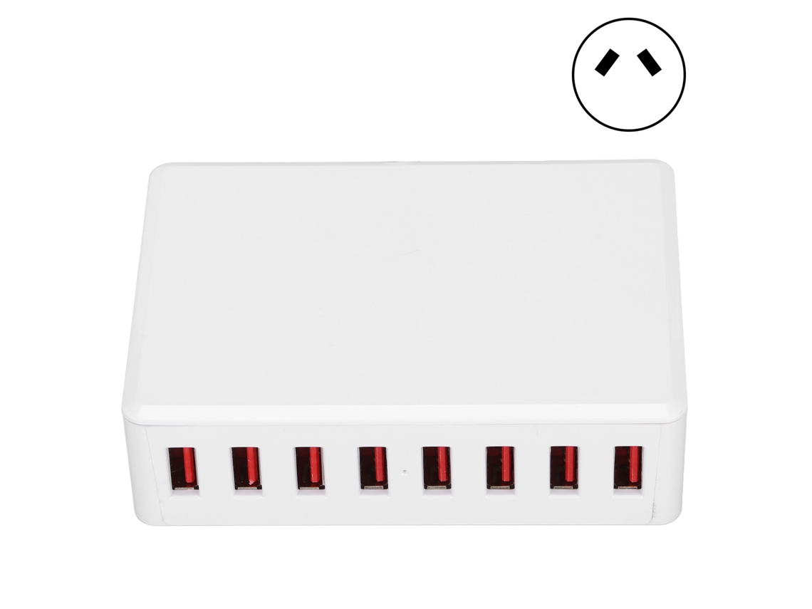 Estação de Carregamento USB EOOCOO com 8 portas para múltiplos dispositivos