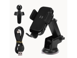 Lurelia Carregador Sem Fios Para Carro 415 W, Para Smartphones Qi, Preto