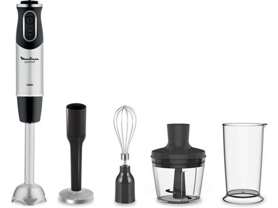 Varinha Mágica + Acessórios MOULINEX Quickchef DD65H810 (1000 W - Preto)