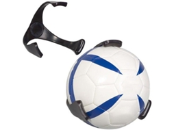 Suporte de Parede para Bola Preto Plástico