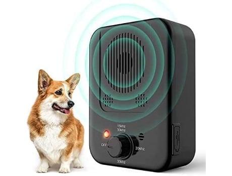 Anti Barking Device, Bark Control Device, Dog Barking Deterrent with Adjustable Level Sonic Bark Up Dog Training Tools to 50 Ft Range Safe for Dog