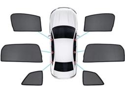 Tapete Automotivo para os Vidros Dianteiros e Traseiros do Renault Koleos 2017 2024 Proteção Proteção Fácil de