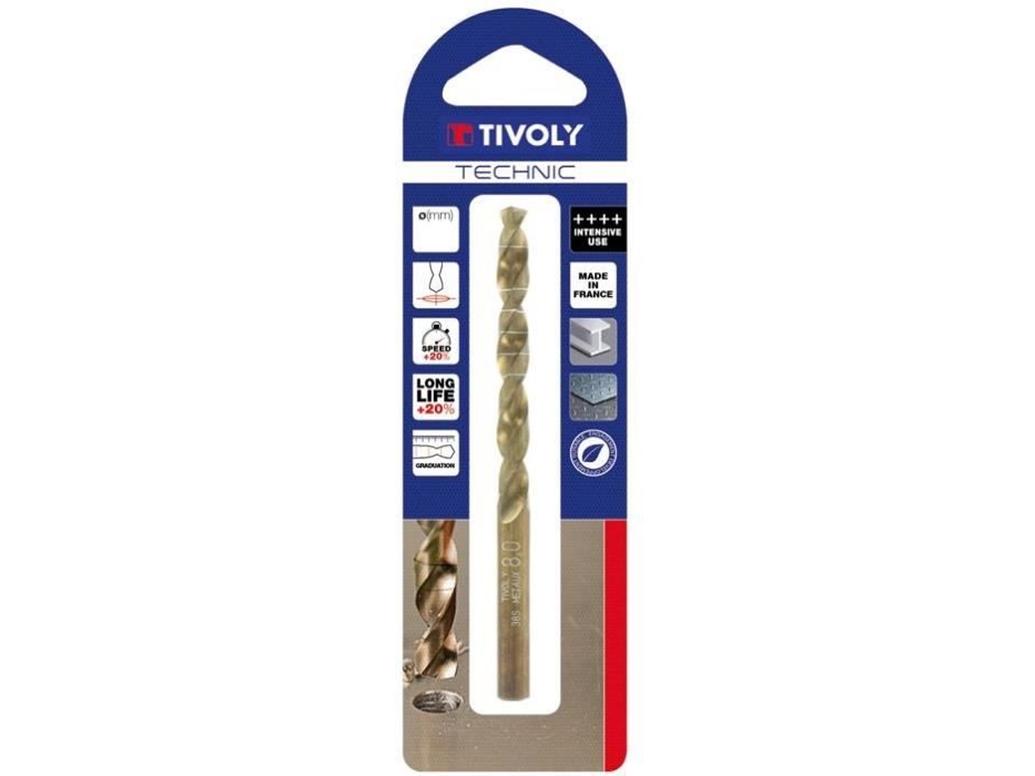 Broca Tivoly Technic D 6,5 Mm Alto Desempenho Maior Precisão