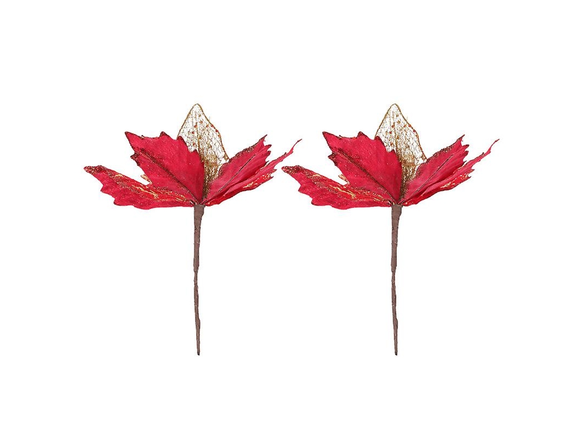 2Pcs Flor de Natal ALLINLESS
