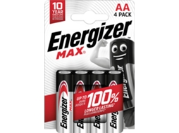 ENERGIZER Pilha Alcalina Max Lr6 Aa Blister com 4 Unidades.
