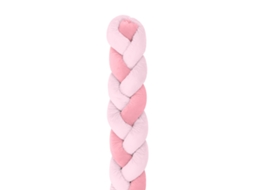 Protector 210cm 3 tranças (20cm) Rosa Kikkaboo