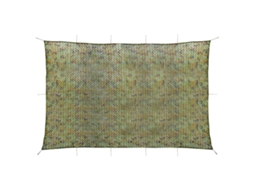 Vidaxl Rede De Camuflagem Com Saco De Armazenamento 6x7 M Verde