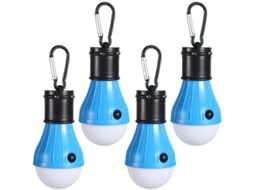 Lanterna Led Para Camping 4 Pack Portátil Com 4 Modos Impermeável Para Caminhada E Acampamento