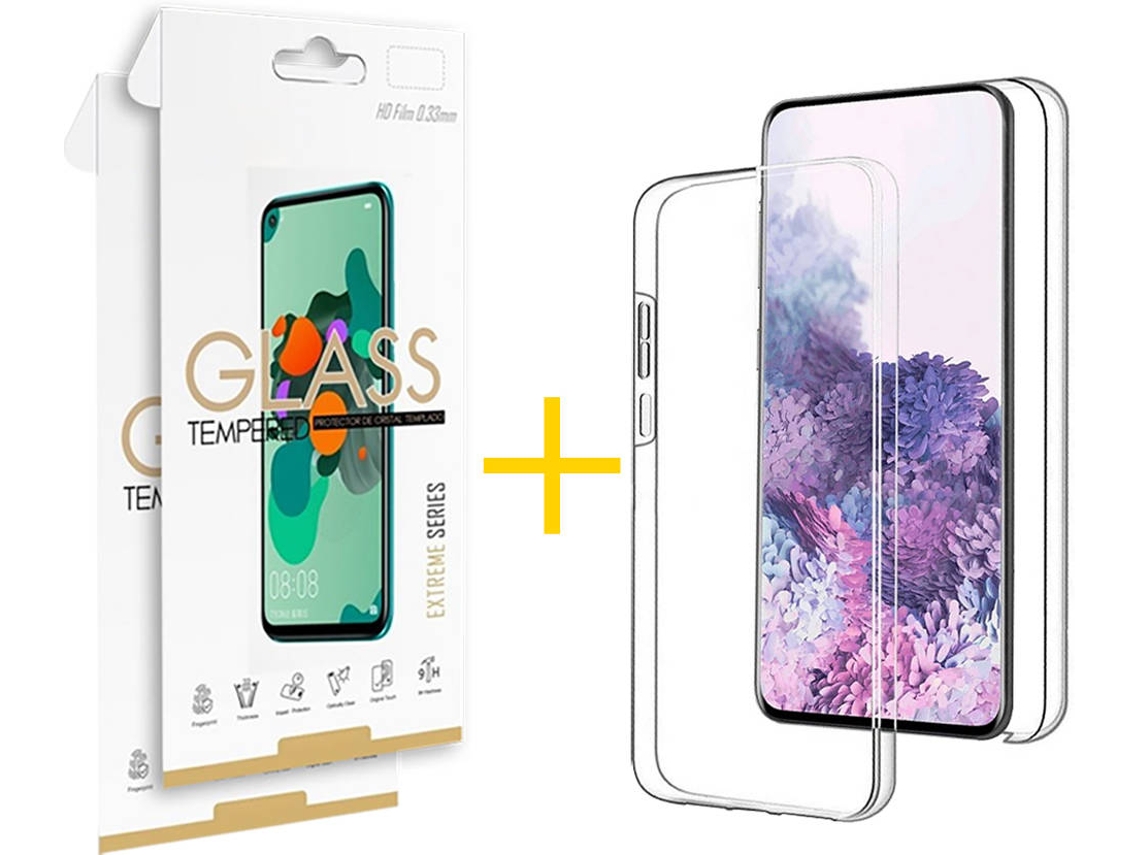 Capa + 2 Películas para Samsung Galaxy S22 Plus 5G SKYHE Transparente Claro