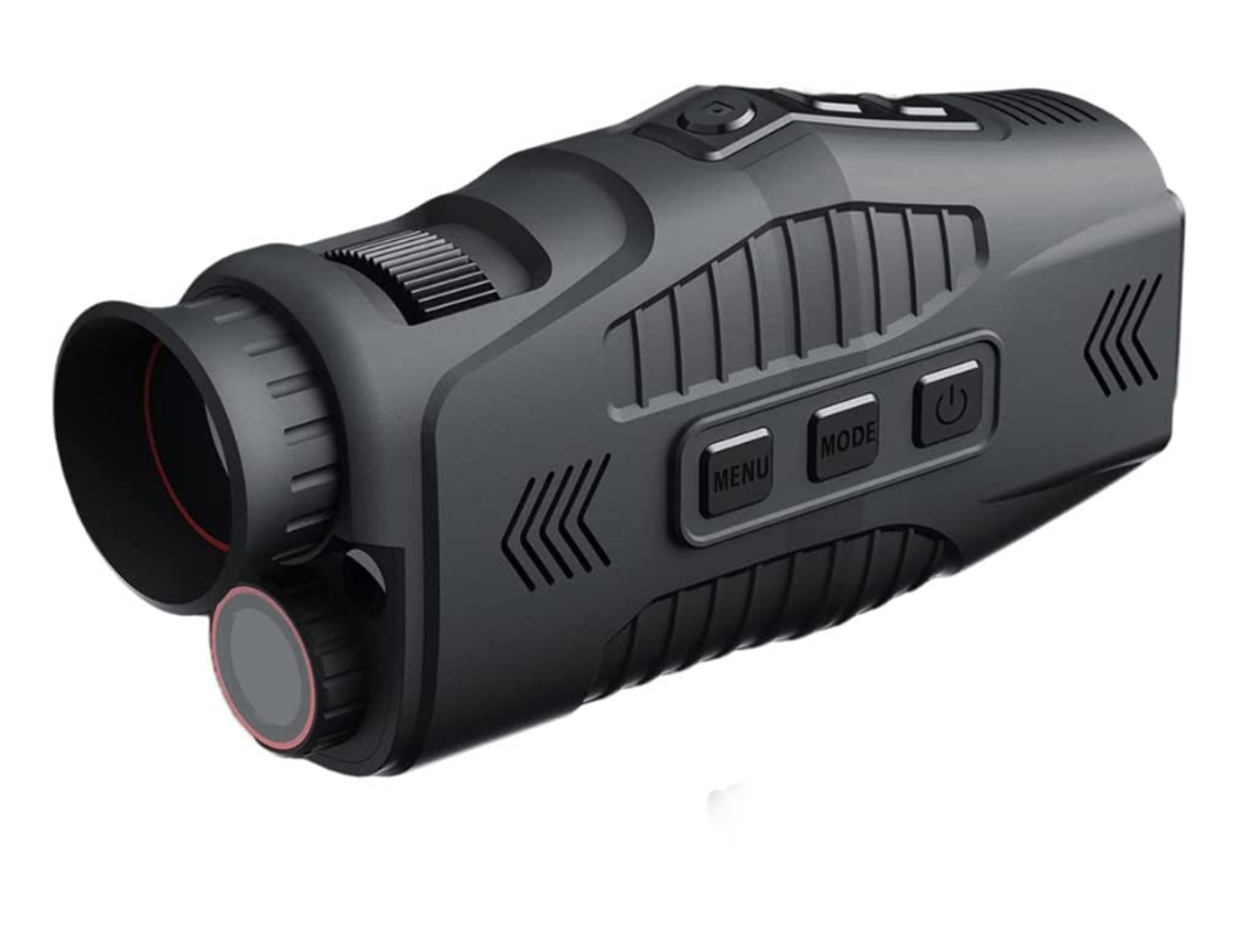 Óculos De Visão Noturna, Monóculo De Visão Noturna Digital Infravermelho De 1080p Para Escuro, Preto Bestvite