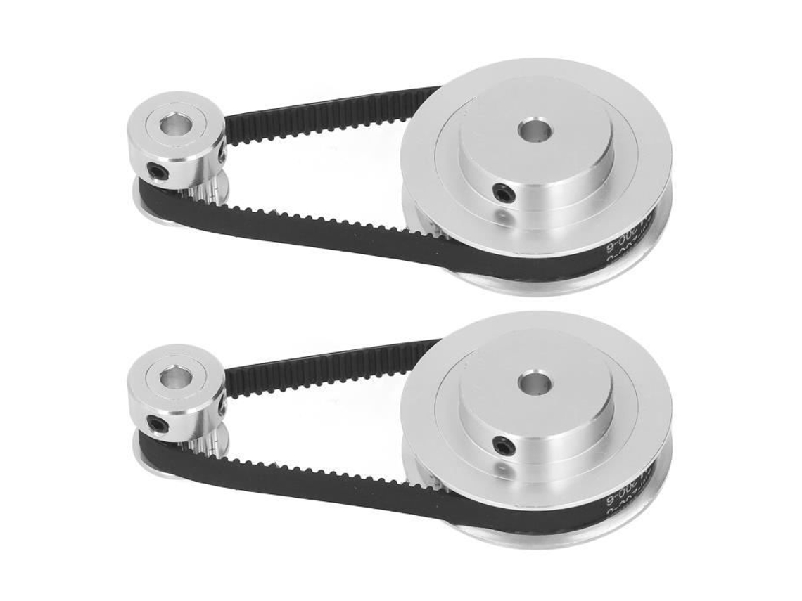 Polia Síncrona de Borracha Reforçada com Fibra de Roda Síncrona HURRISE 2 Impressora de Computador Furo de 5 Mm / 0 2 Polegadas
