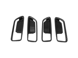 1 conjunto novo botão de maçaneta de porta decoração adesivo para toyota 20 maçaneta interna fibra de carbono refit sygo