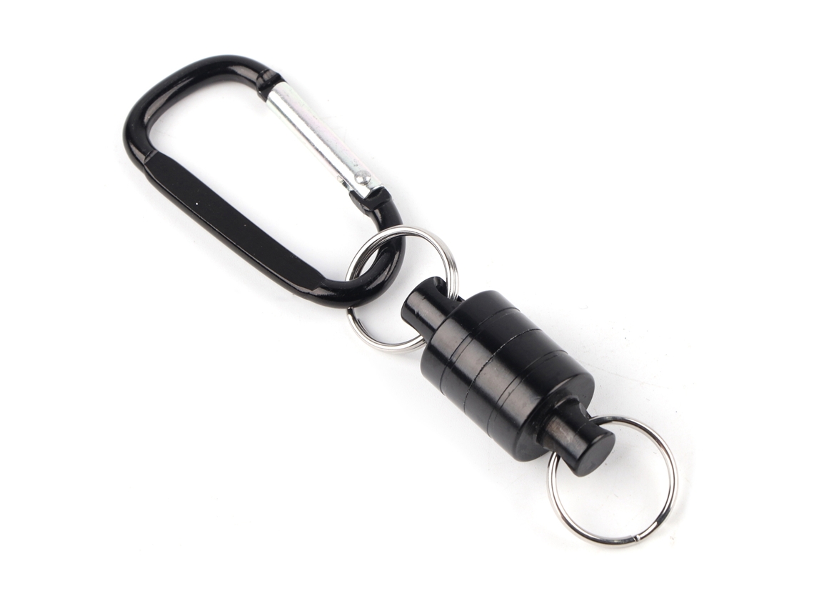 Clip de Liberação Magnética para Pesca com Mosca Preto