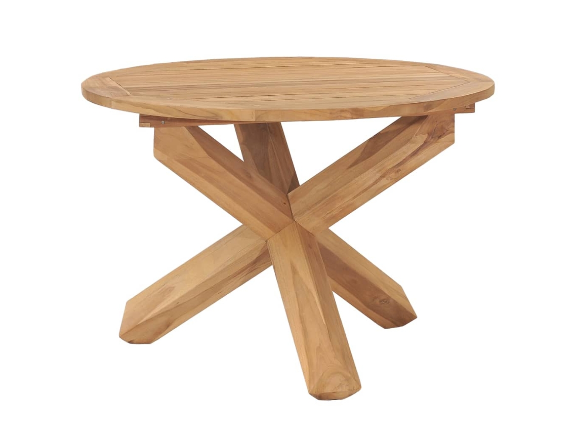 Mesa de jantar VIDAXL Marrom Madeira (110x75 cm)