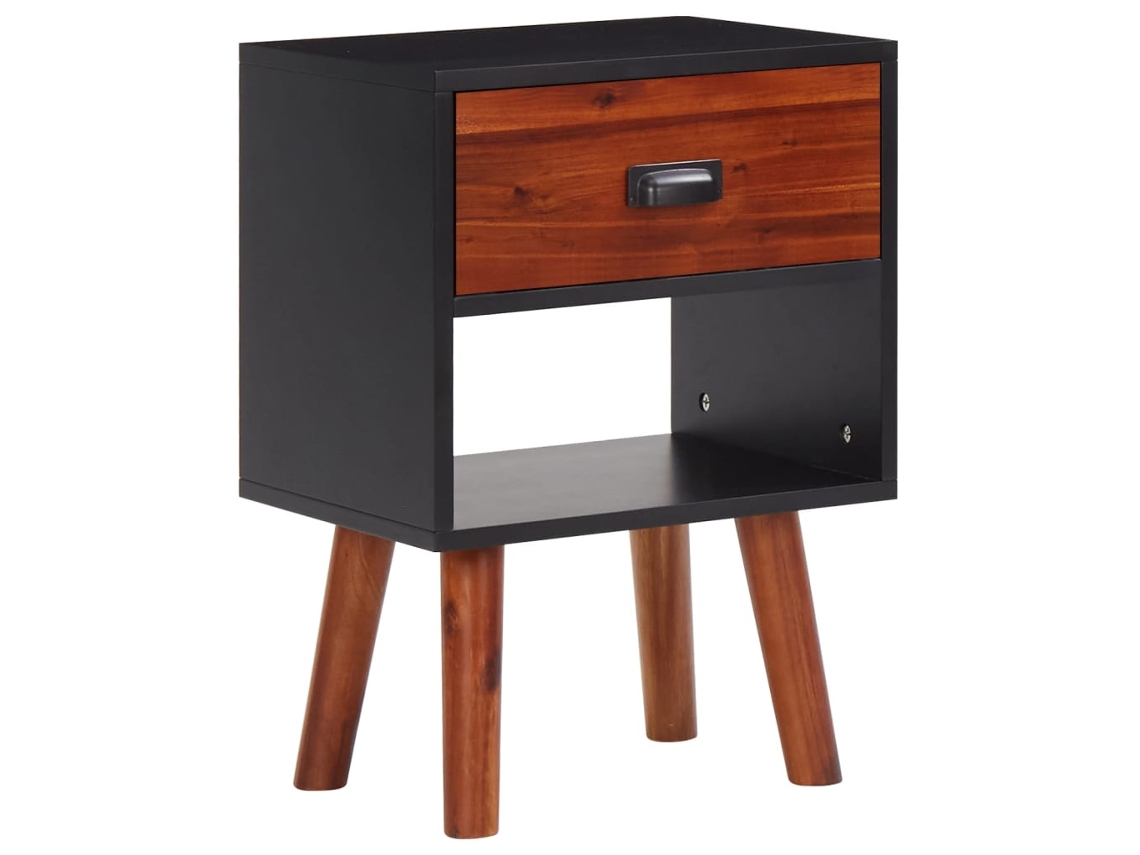 Vidaxl Mesa De Cabeceira 40x30x57 Cm Madeira De Acácia Maciça