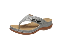 2026-sandálias Planas Para Mulher Verão Antiderrapantes Sapatos Confortáveis Para Praia Casual Bin 35 Gris