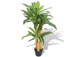 Vidaxl Planta Dracena Artificial Com Vaso 100 Cm Verde