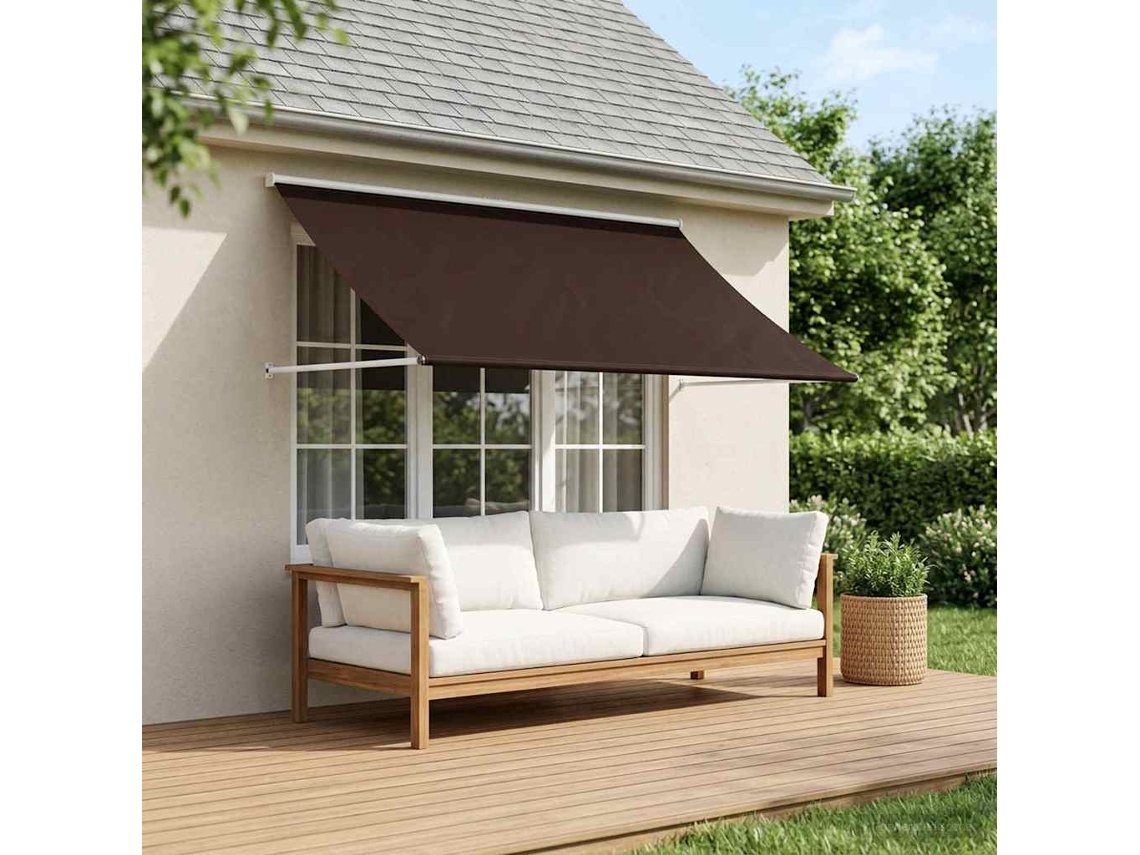 Vidaxl Toldo Castanho 100 X 150 Cm