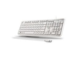 Ngs Heritage Teclado Usb Multimédia, Branco.