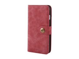 Capa para iPhone 6/6s Plus Couro Retrô Vermelho | EOOCOO