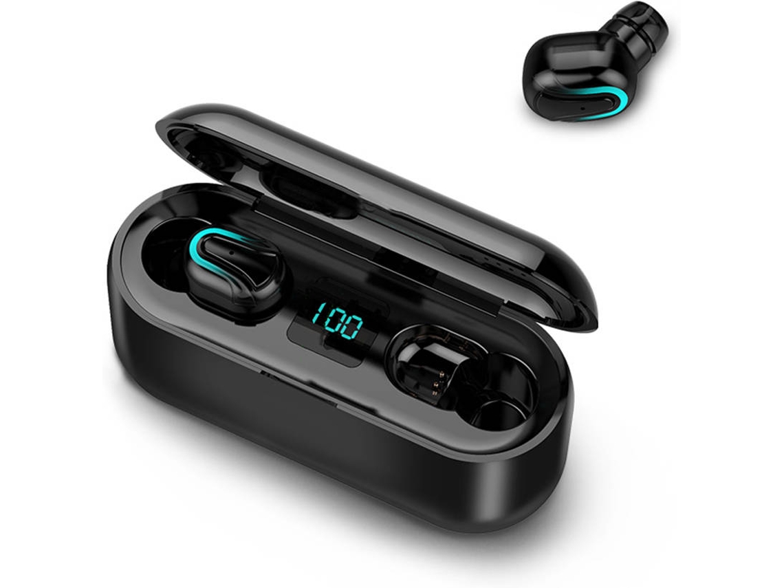 Auriculares Bluetooth True Wireless ANSELF Y13213B (In Ear - Microfone - Preto)