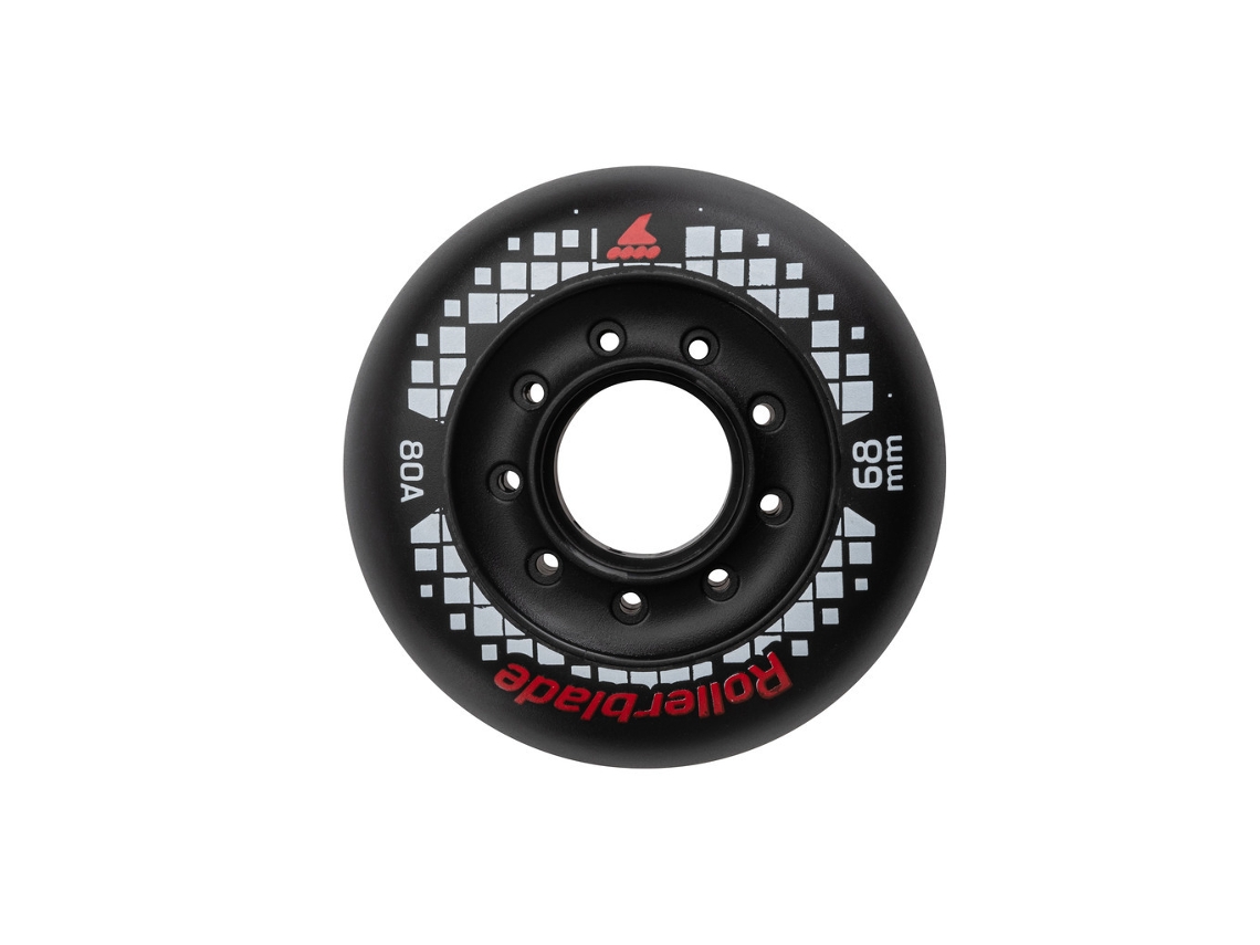 Conjunto de 4 rodas com patins ROLLERBLADE Apex 68/80A