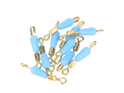10pcs clipes de silicone rápido, anti enredado, acessórios de pesca L, S/MARCA