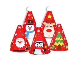 Paquete De Materiais Para Manuais De Chapéus De Natal Diy Para Crianças Brinquedos Educativos Para Jardins Infantis