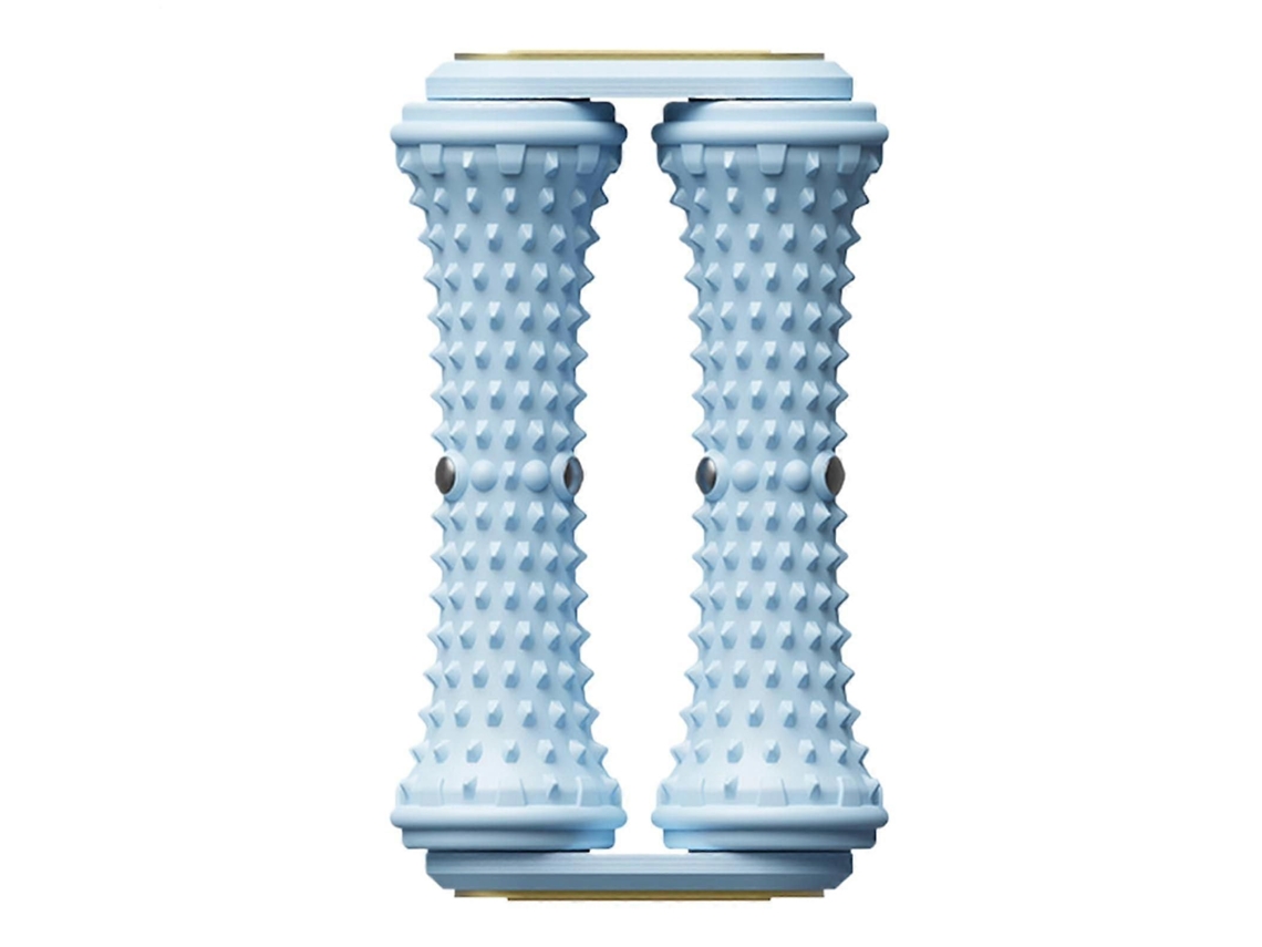 Massageador De Pés Compacto Para Viagem, Ideal Para Tecidos Profundos E Zonas Reflexas Plantares, Azul.