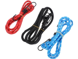 Conjunto De 3 Cintas Elásticas Borracha Bagagem, Cintas De Fixação Resistentes Suportes Bicicleta, Práticas