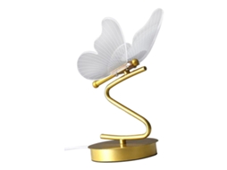 Abajur de mesa borboleta luz quente 3000kslowmoose