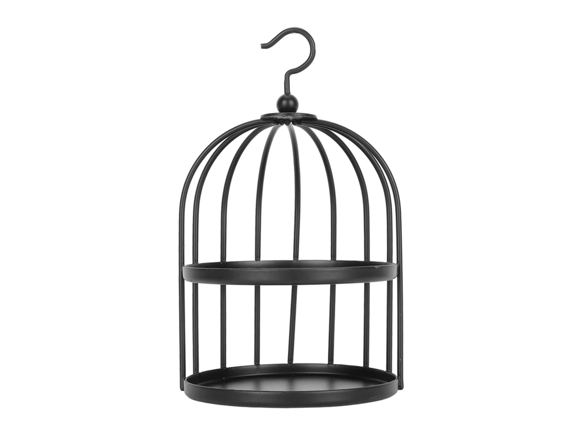 Calentador de Cera Selladora Estilo Jaula de Pájaros Negro Con Gancho Colgante Metal Fuerte para Manualidades Diy