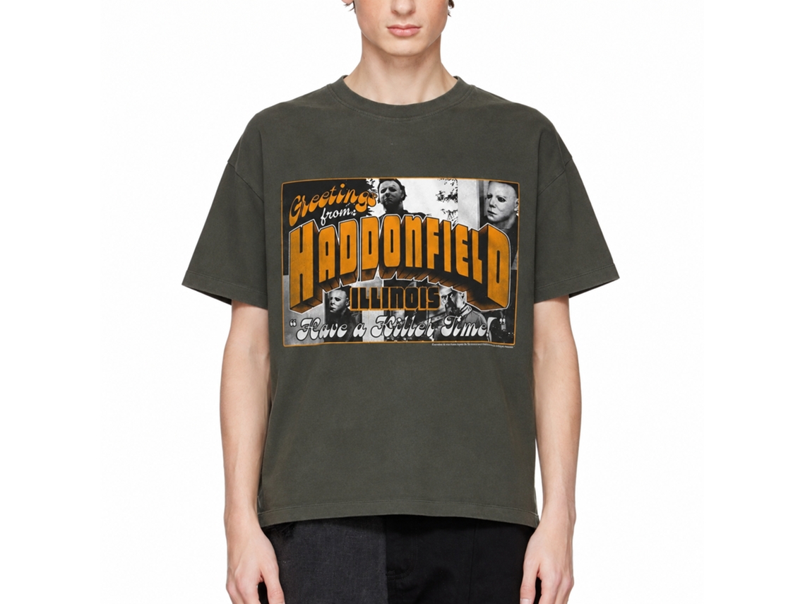 Rockinstone Halloween Movie Have A Killer Time Solid Smoke Adult T-shirt Size:xxxl