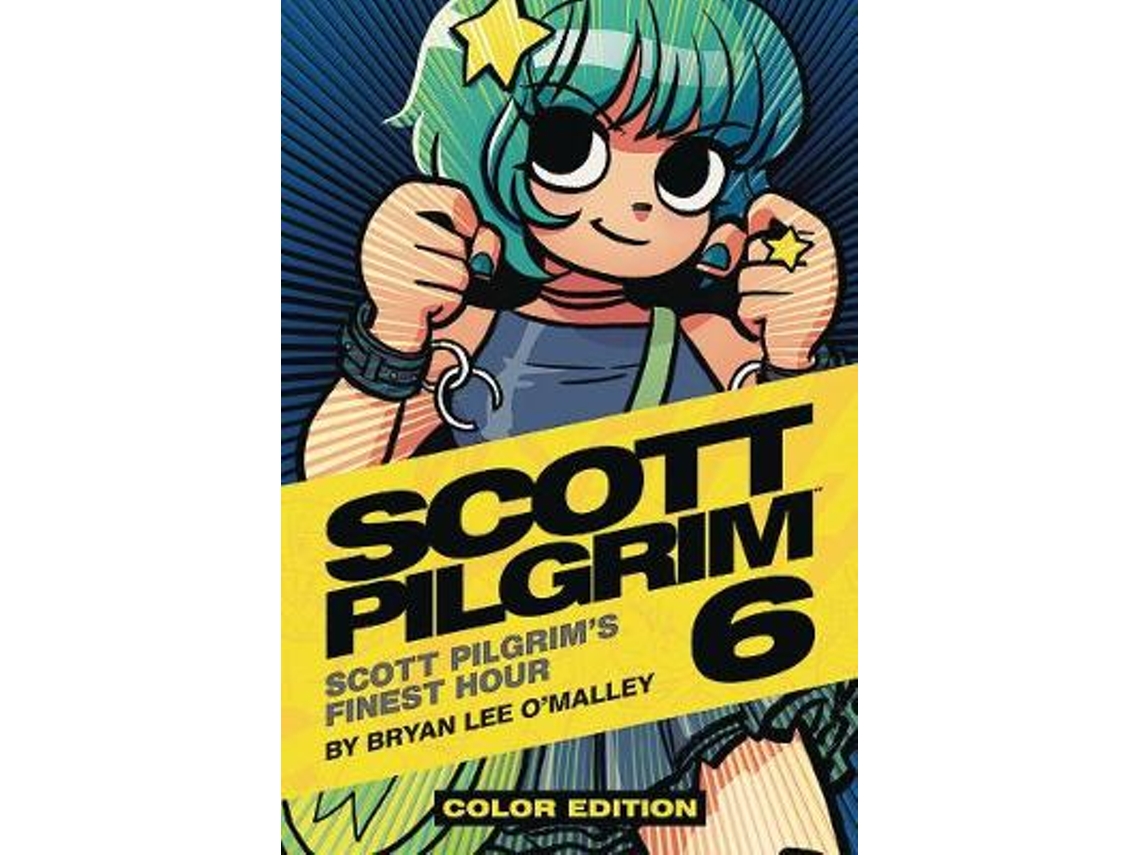 Livro Scott Pilgrim de Bryan Lee O'Malley (Inglês - Capa Dura)
