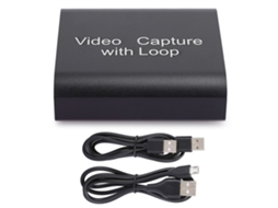 Placa de Captura Mali Hdmi com Loop Out Usb 2.0 para Streaming e Gravação 1080p