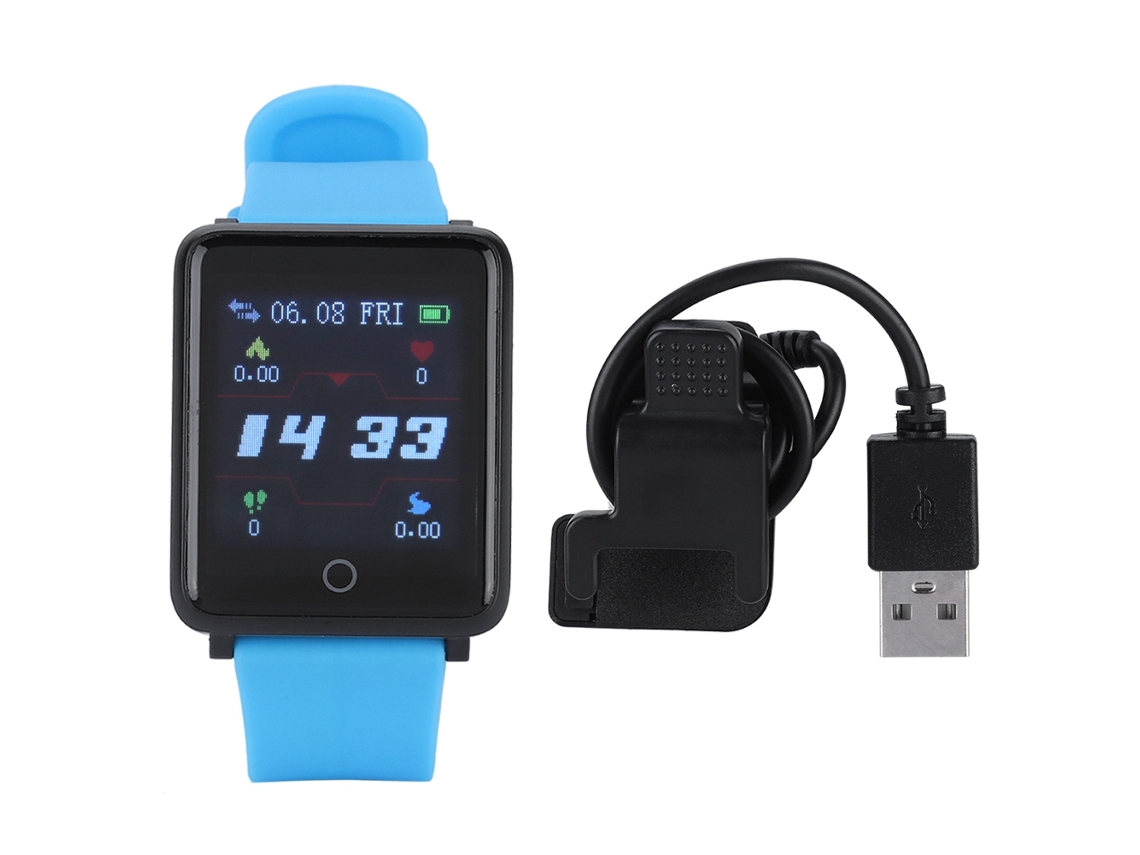 Pulseira Inteligente F1 Monitora Pressão e Frequência EOOCOO