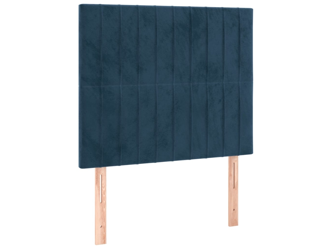 Cabeceira Azul Escuro 80x5x118/128 Cm Veludo MAISON EXCLUSIVE