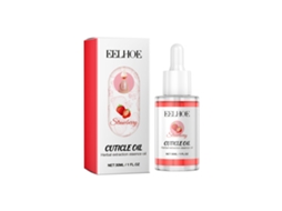 Óleo de Cuidado para Unhas com Morango, Repara, Hidrata e Remove Pele Morta, Clareando as Unhas LAXISCREED