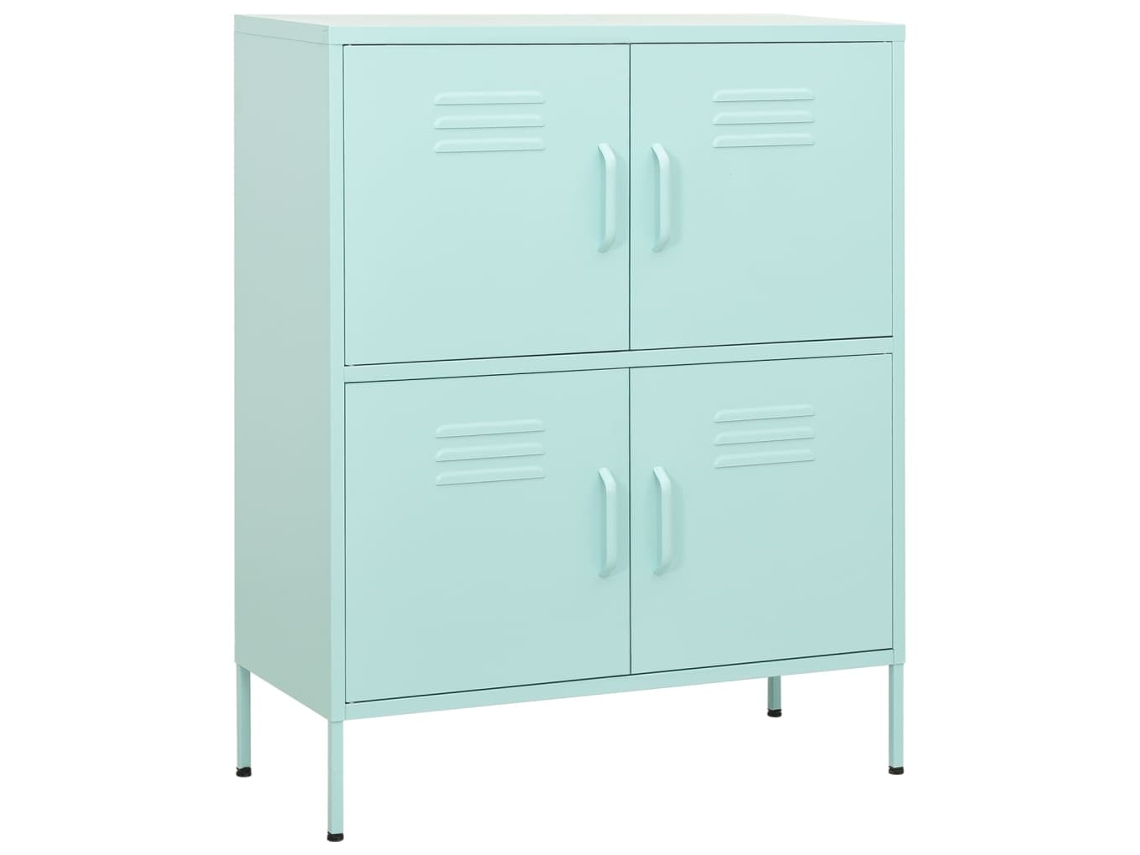 Storage Cabinet, Storage Cabinets Vidaxl Azul Aço (n/a)