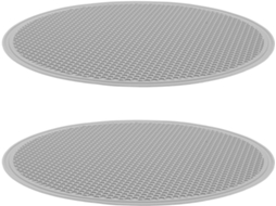 Suportes Redondos De Silicone 30cm 12-polegadas, Resistentes Ao Calor, Para Pratos E Panelas Quentes, Com Base