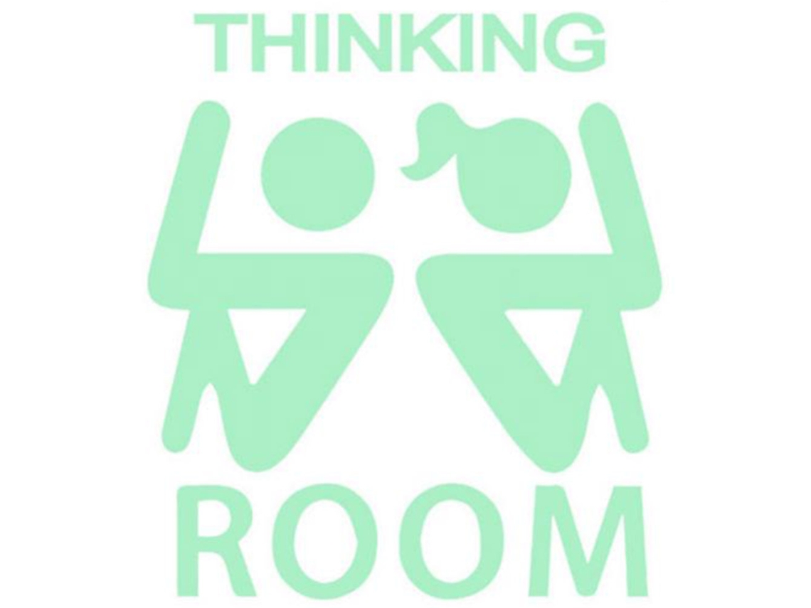 Sticker Luminoso Decorativo para Parede, Adesivo de Quarto Pensativo para Dormitório e Sala de Estar