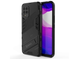Capa À Prova De Choque 2 Em 1 Punk Armor Para Xiaomi Mi 10 Lite 5g, Em Pc + Tpu, Com Suporte Invisível.