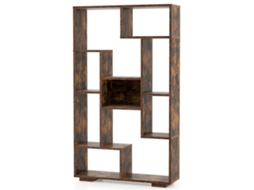Estante moderna com 11 prateleiras abertas, marrom, 70x20x120cm, NORTHIX | NORTHIX