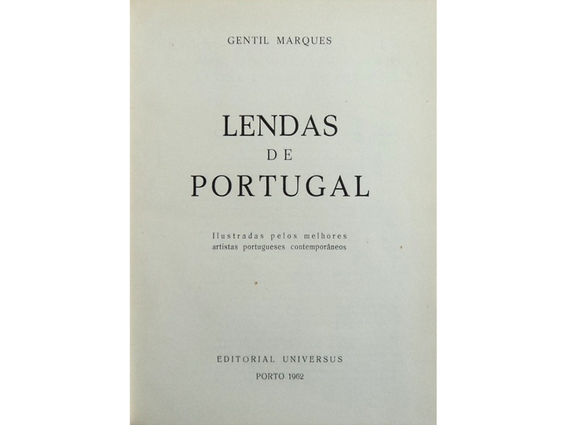 Livro Lendas De Portugal. [2 De 5 Volumes] (Português)