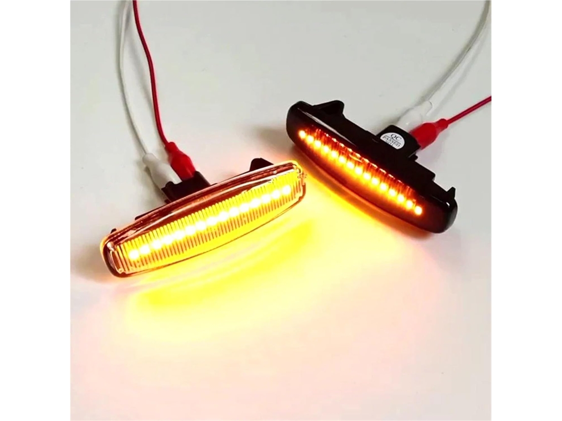Piscas De Led, 2 Luzes De Posição Laterais Led, Lâmpada Repetidora Para Infiniti Ex25 Ex35 Ex37 Fx35 Piscas Dinâmicos