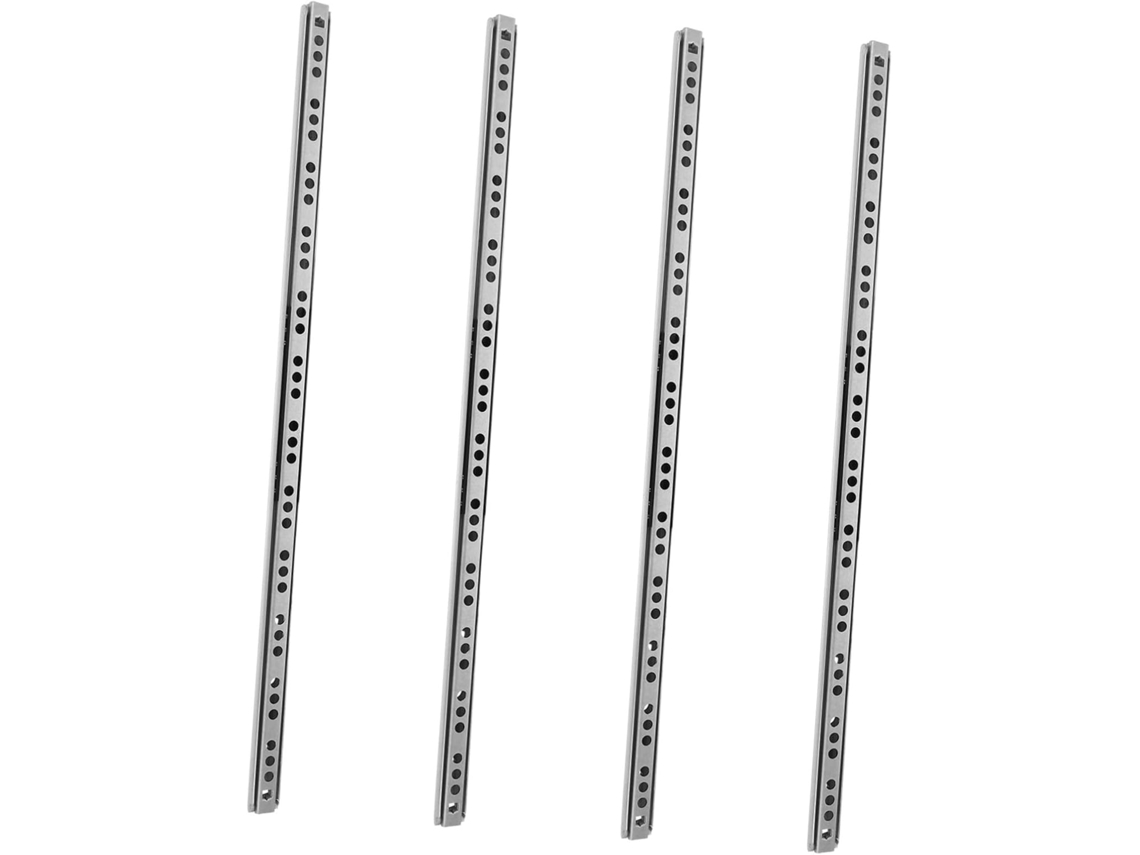 Corrediças Metálicas Didiseaon, 4 Pares, Com Extensão Total, Amortecimento Silencioso E Rolamentos De Esferas Aço